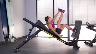 Squat (Single Leg with Crunch)