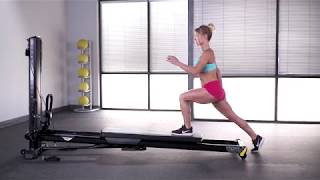 Forward Lunge (Closed and Open Glideboard)