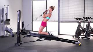 Biceps Curl (Kneeling Towards Tower, Low to High)
