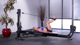 Squat with Leg Pulley