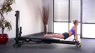 Downward Dog with Press Bar