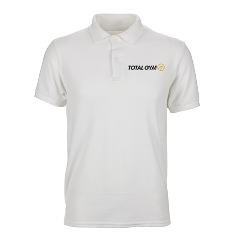 Total Gym Logo Polo - White